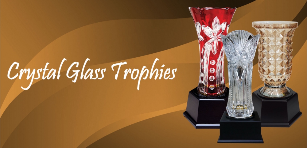 Crystal Glass Award Trophies