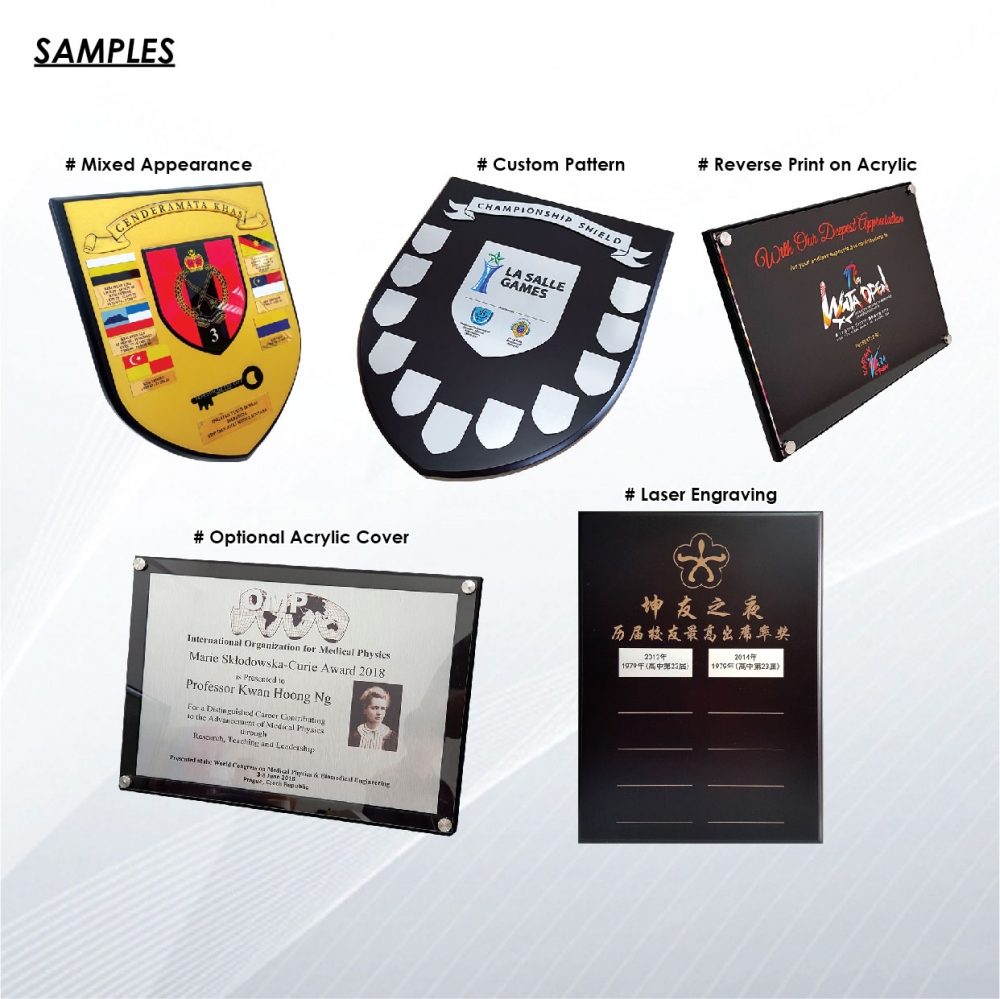 Wooden Plaque, Acrylic Plaque